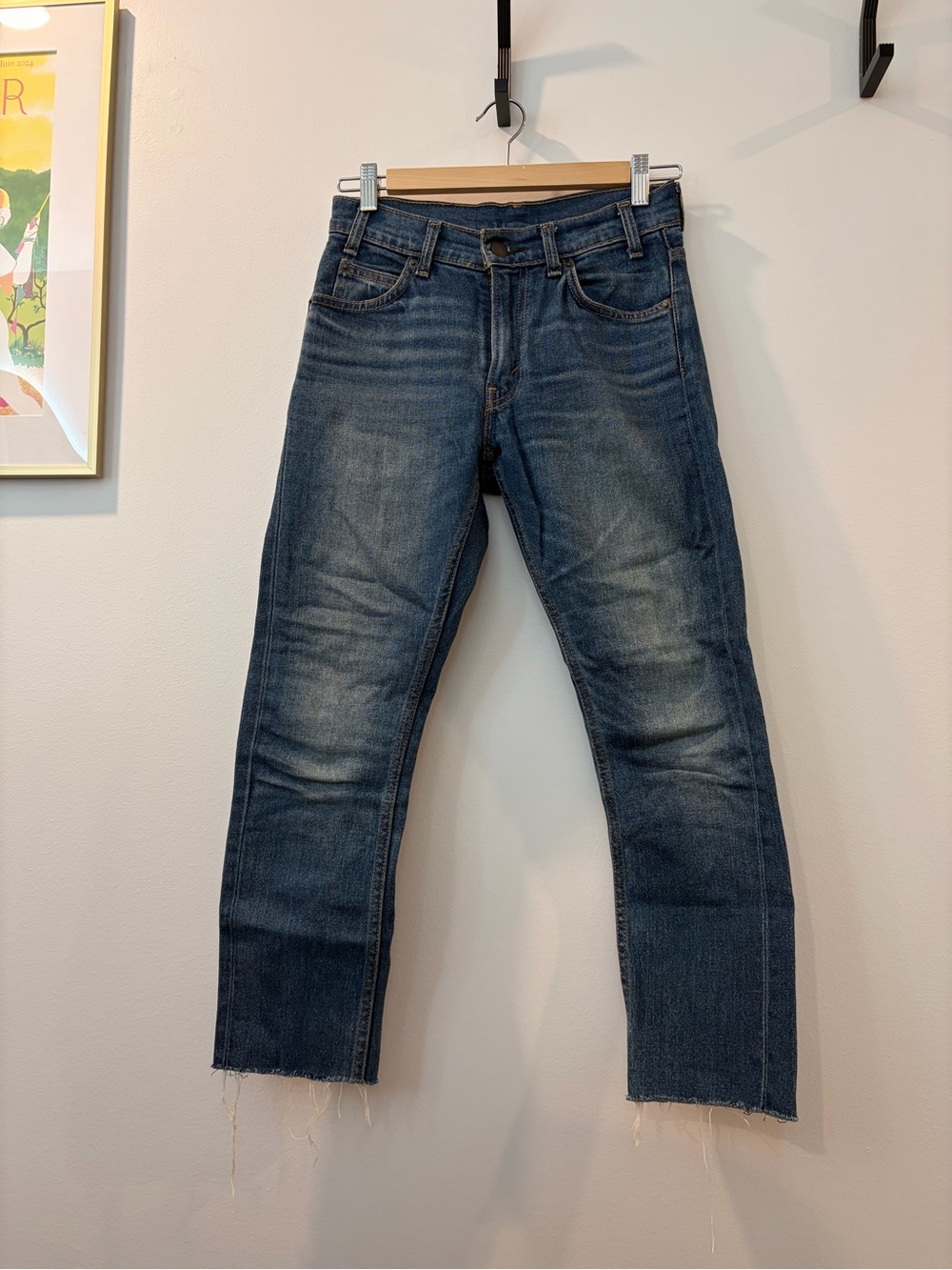Levi's Women's Slim Straight Dark Blue Jeans